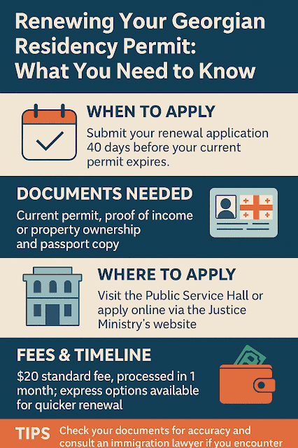 Renewing Georgian Residency Permit
