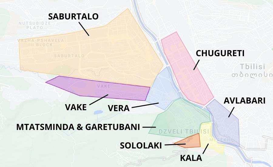 Best Neighborhoods to Live In Tbilisi digital nomads