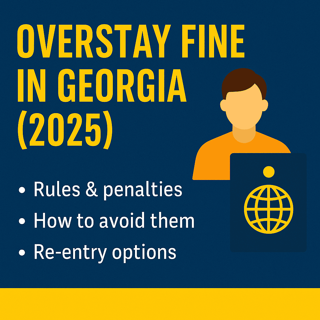Overstay Fine in Georgia (2025): Rules, Penalties & How to Avoid Them