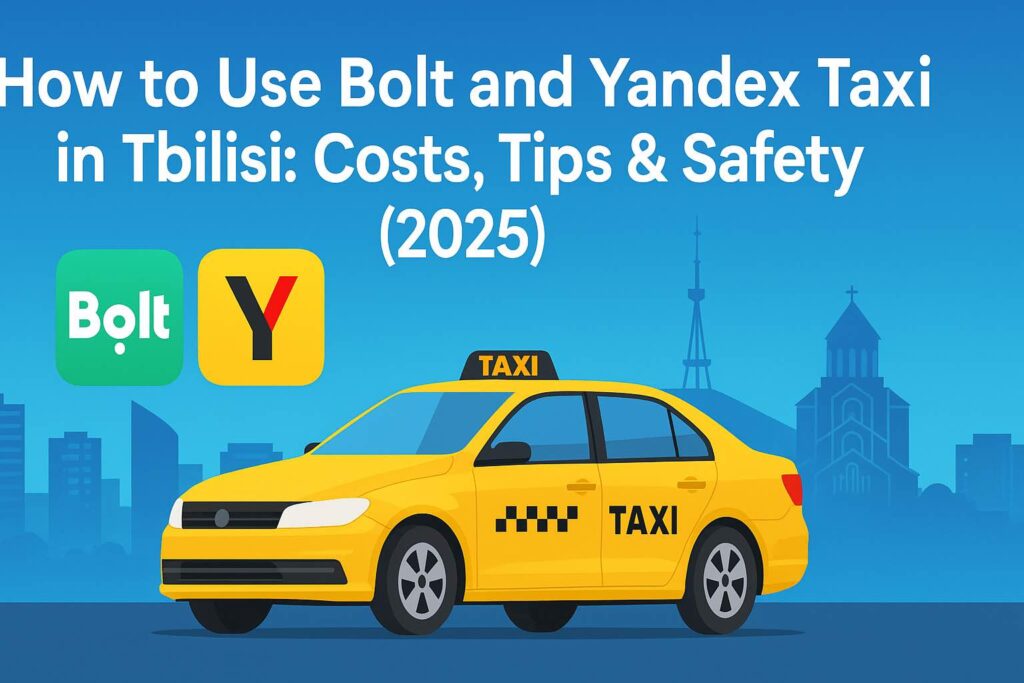 How to Use Bolt and Yandex Taxi in Tbilisi